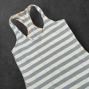 Lululemon Women's Striped Race Back Top Tank Size‎ 4